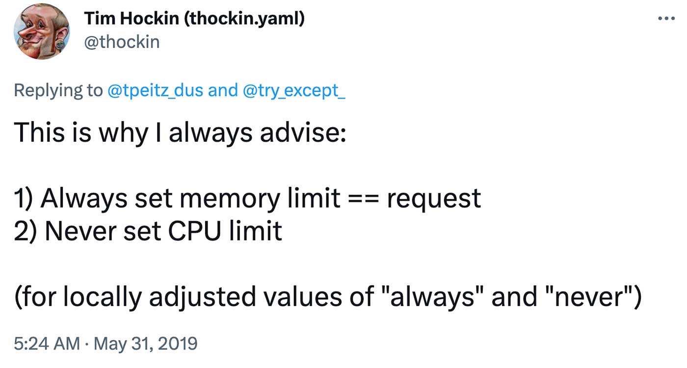 Tim Hockin의 트윗